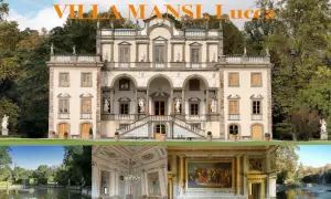 Villa Mansi, Lucca: maestosa villa con giardino all'italiana, fontane e interni decorati.